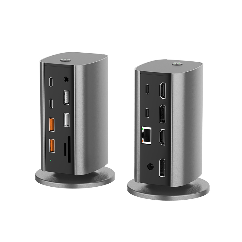 16合1铝合金立式多功能USB-C HUB扩展坞
