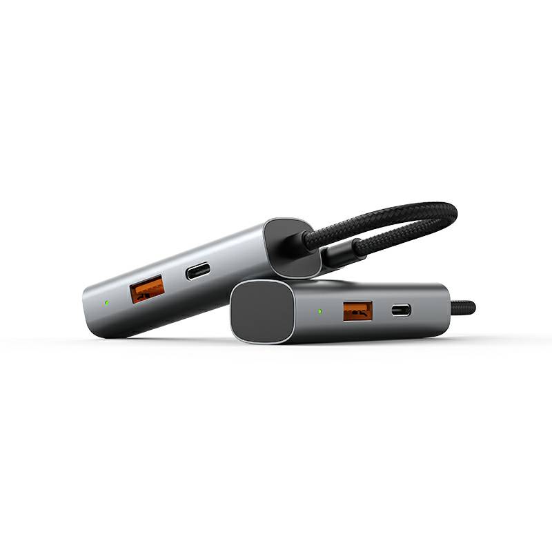2合1 Type-C HUB铝合金小型扩展坞_USB3.1