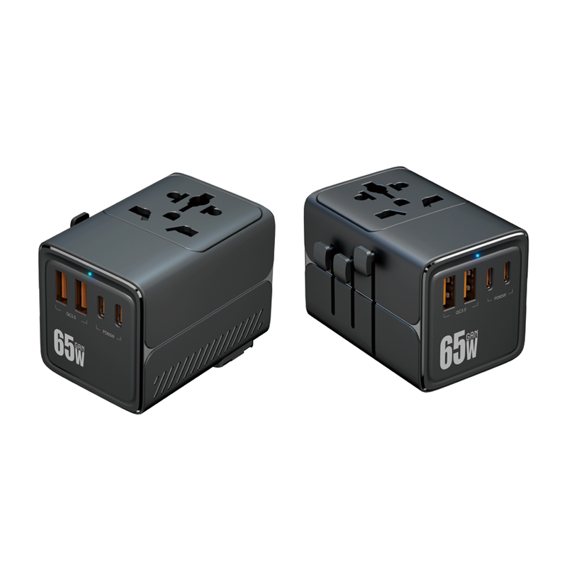 氮化镓插头转换插座USB充电器旅行适配器 PD快充17W/20W/35W/45W/65