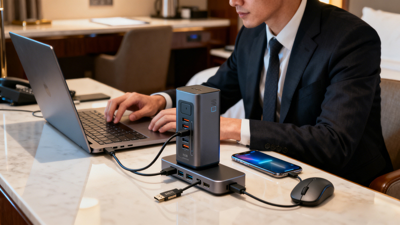 带移动电源扩展坞