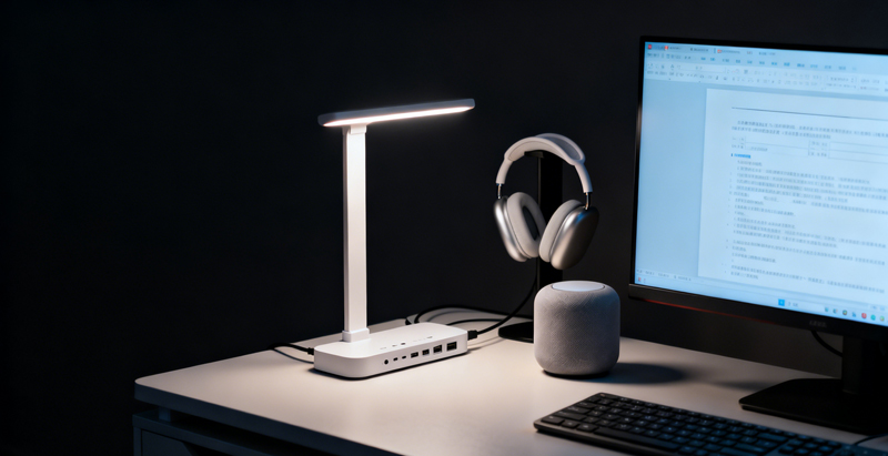 带 LED 灯的桌面式扩展坞