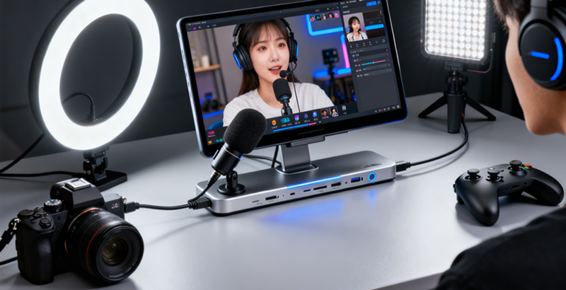 带便携屏扩展坞