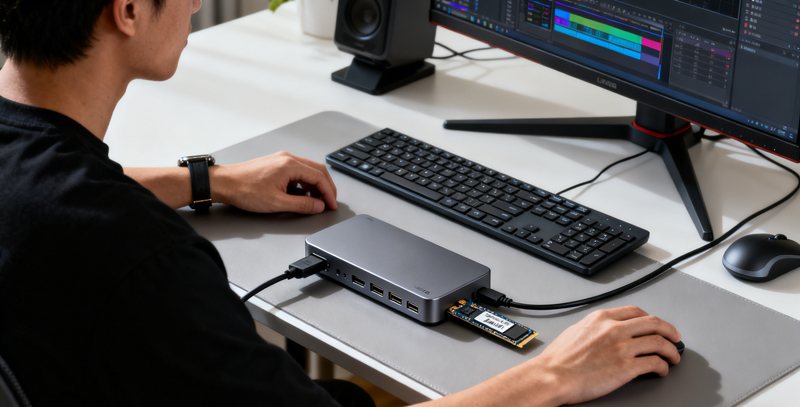 带存储功能拓展坞