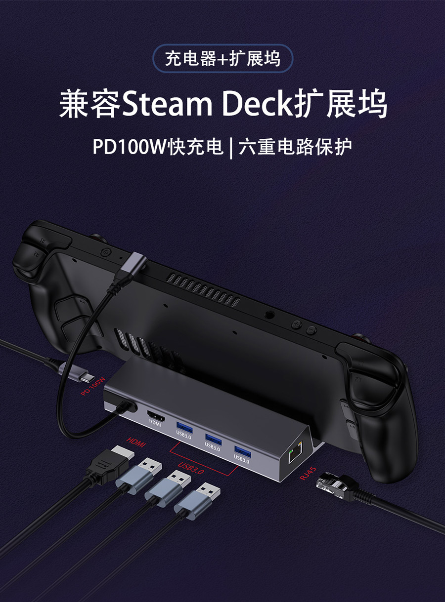 WELLINK WL-DS601 掌机专用扩展坞