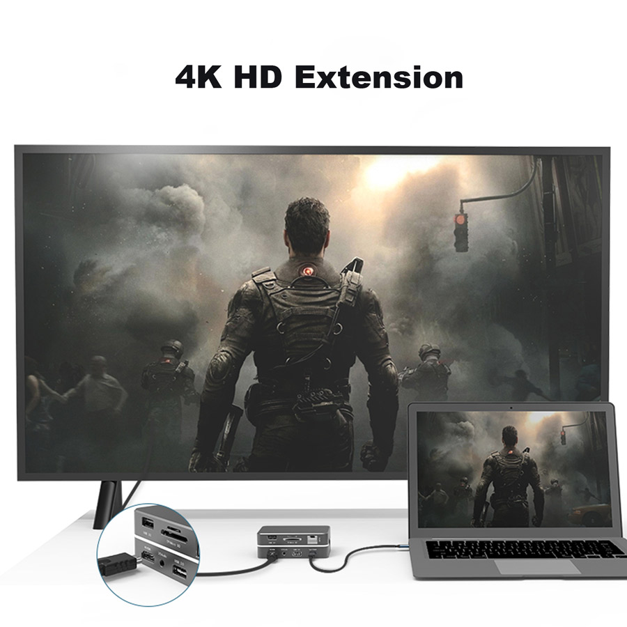 12合1多功能Type-C Hub扩展坞